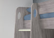 Nebula Gaming Bed With Desk Grey Oak Bunk Beds Julian Bowen V2 