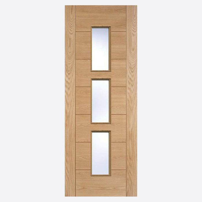 Oak Hampshire Glazed 3L Door Internal Doors Home Centre Direct 