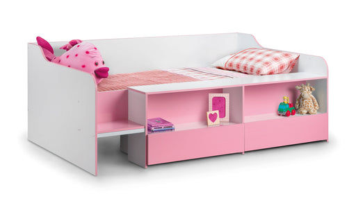 Stella Low Sleeper Pink Bunk Beds Julian Bowen V2 