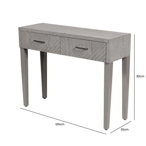 Venus 2 Drawer Console Table Grey Console Table CIMC 