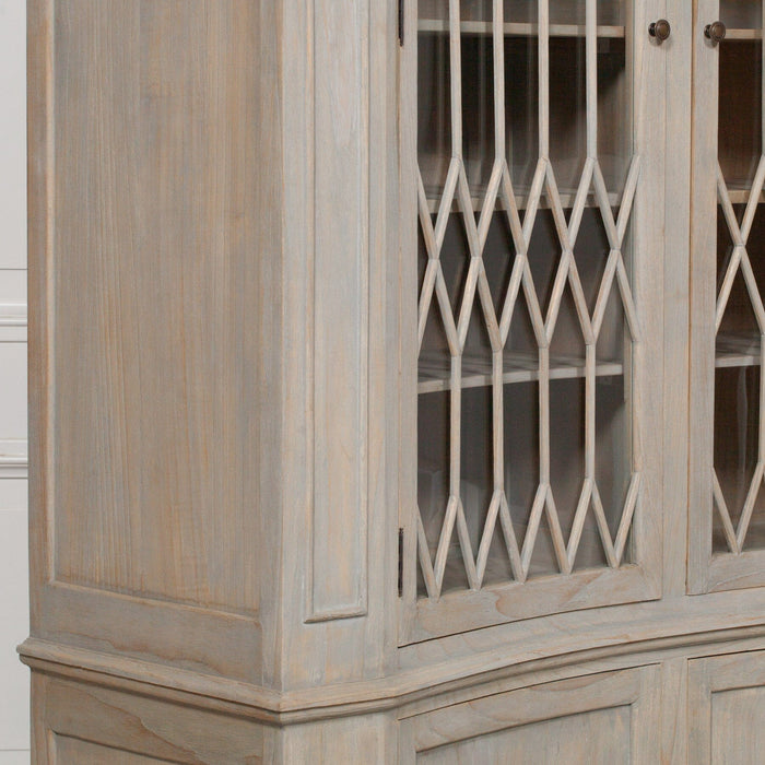 Concave Wooden Display Cabinet Display Cabinet Maison Repro 