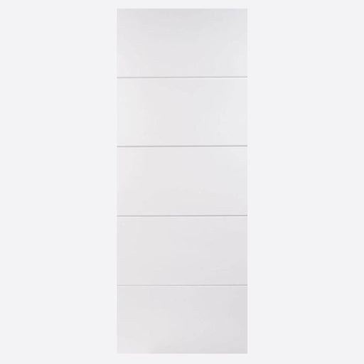 White Moulded Horizontal Four Line Internal Doors Home Centre Direct 