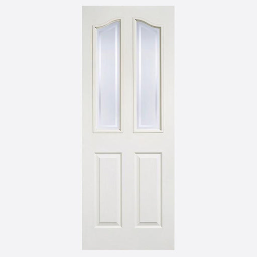 White Moulded Mayfair 2L Glazed Internal Doors Home Centre Direct 