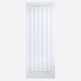 White Moulded Textured Vertical 5 Panel Door Internal Doors Home Centre Direct 