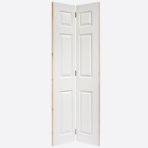 White Moulded Textured 4 Panel Door Bi-Fold Internal Doors Home Centre Direct 