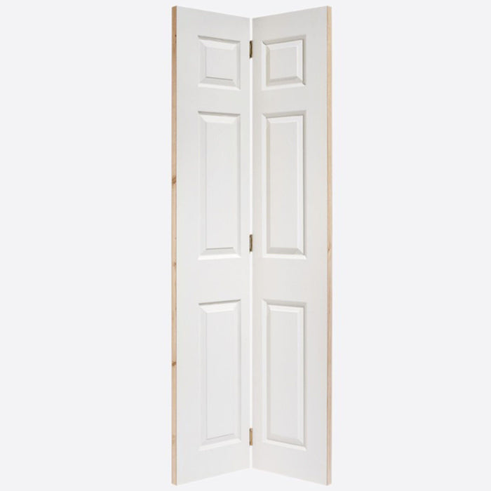 White Moulded Textured 4 Panel Door Bi-Fold Internal Doors Home Centre Direct 
