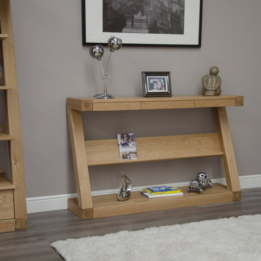 Z Wide Console with Shelf Console Tables GBH 