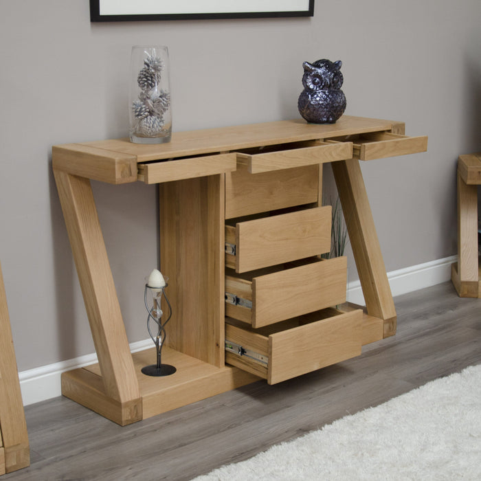 Z Wide Console with Drawers Console Tables GBH 