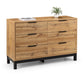 Bali 6 Drawer Wide Chest Chest Of Drawers Julian Bowen V2 