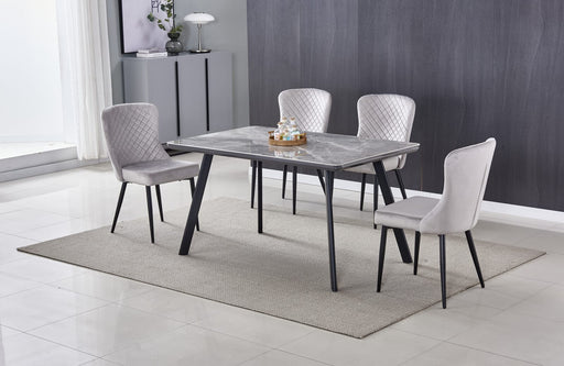 Dario 1.4 Metre Dining Table with Black Legs Dining Tables Gannon 