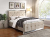 Sofia King Size Bed - Cream Bed Frames Derrys 