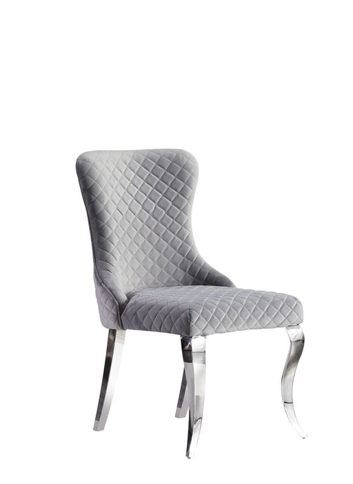 Florence - Chair Cross Stitch Grey Accent Chair HB 