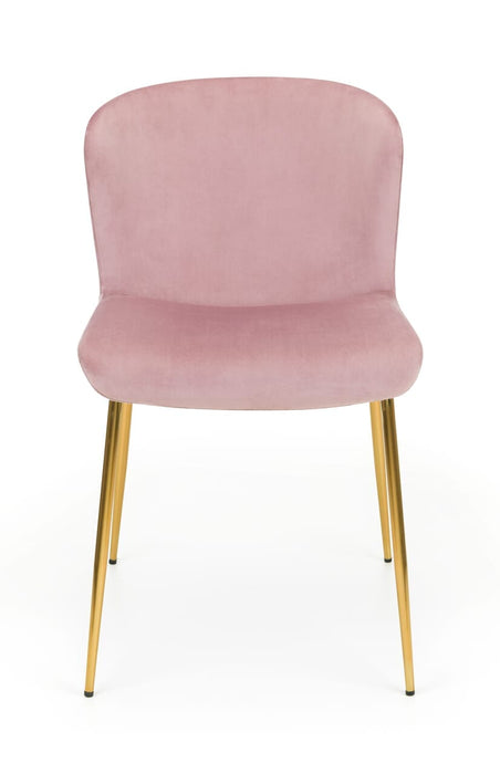 Harper Dining Chair - Dusky Pink Dining Chairs Julian Bowen V2 