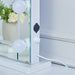 Desktop Hollywood Mirror Glass with Bluetooth Speaker Mirror Derrys 