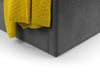 Langham Scalloped Headboard Storage Bed Frame 135Cm - Grey Bed Frames Julian Bowen V2 