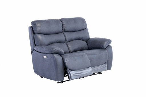 SWINDON ELECTRIC RECLINER 2 SEATER - SLATE BLUE *** NEW *** Recliner supplier 120 