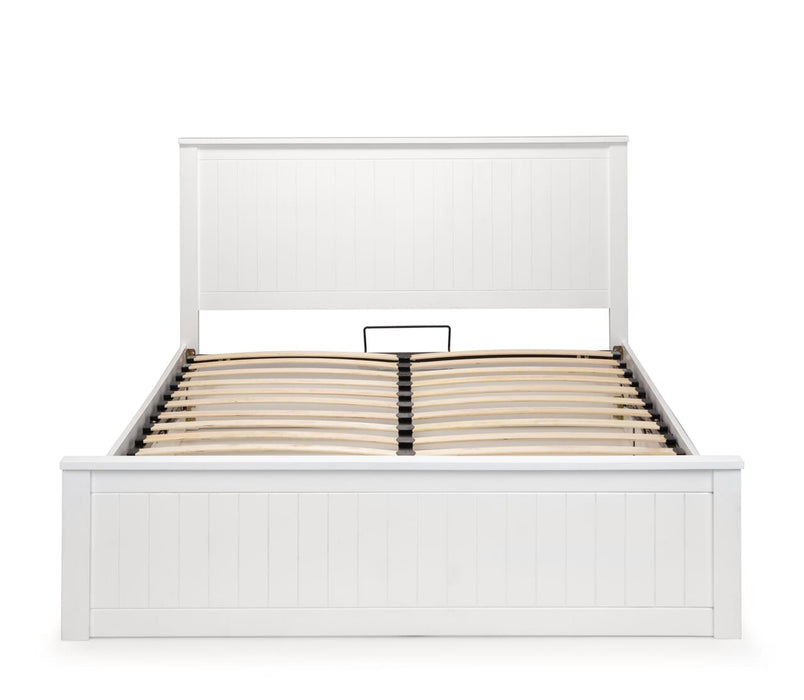 Maine Ottoman Bed 135cm - Surf White Ottoman Julian Bowen V2 