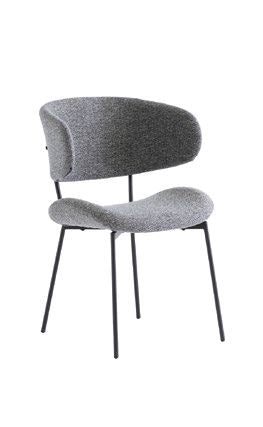 Cairo Fabric Dining Chair - Dark Grey supplier 120 