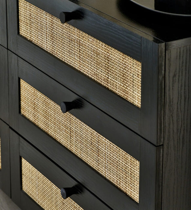 Padstow 3 Drawer Chest - Black Chest Of Drawers Julian Bowen V2 