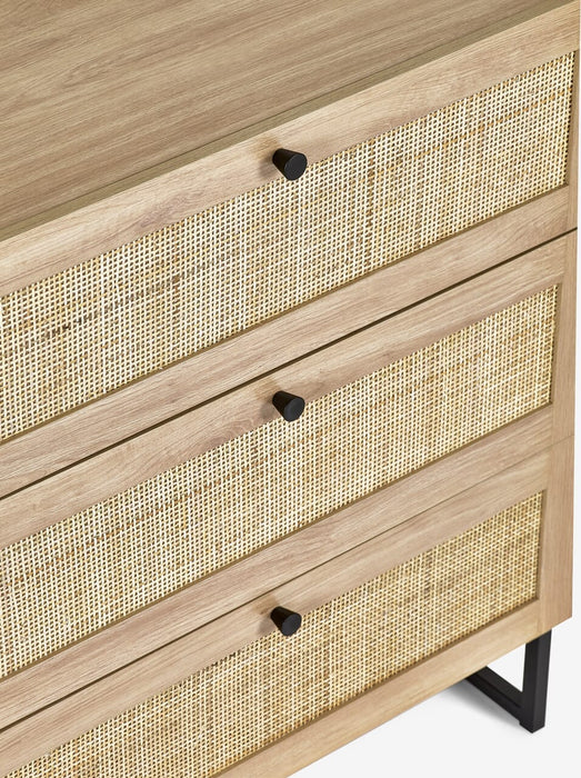 Padstow 3 Drawer Chest - Oak Chest Of Drawers Julian Bowen V2 