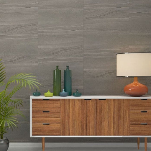 Paros Dark Grey Glazed Tile 300x600 Tiles Supplier 167 
