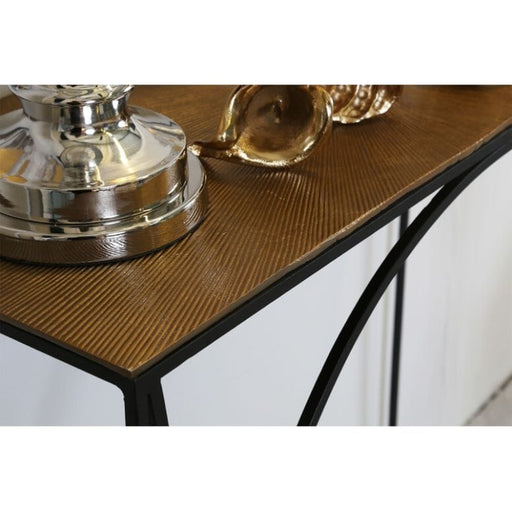 Value Ekanshi Black and Gold Console Table Living Room Furniture Sets CIMC 