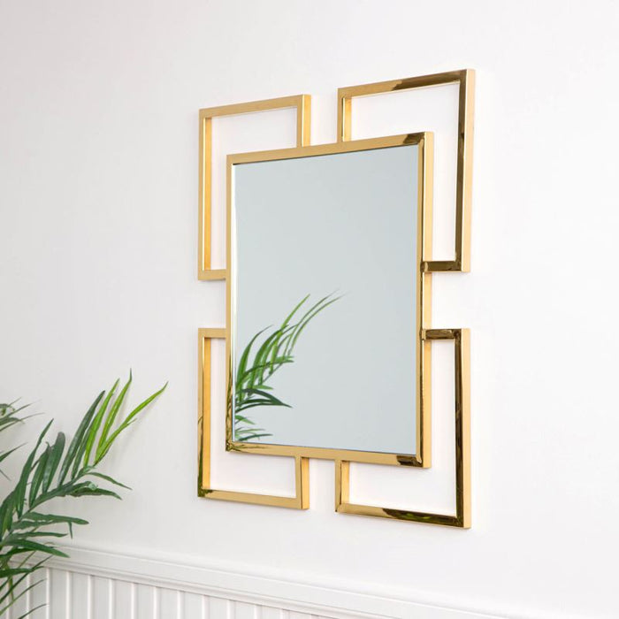 80cm Geo Gold Wall Mirror Mirrors CIMC 