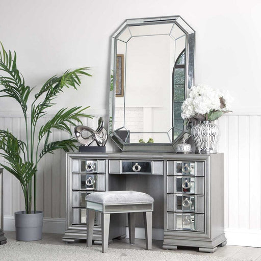 Lucca Mirror Grey 9 Drawer Dressing Table Dressing Table CIMC 