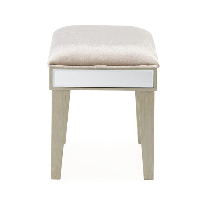 Lucca Mirror Champagne Stool Stools/Benches CIMC 
