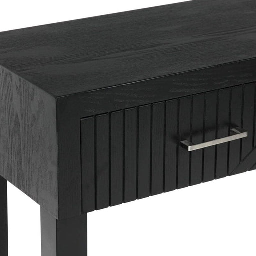 Solano 2 Drawer Console Table Black - KD Legs Console Tables CIMC 