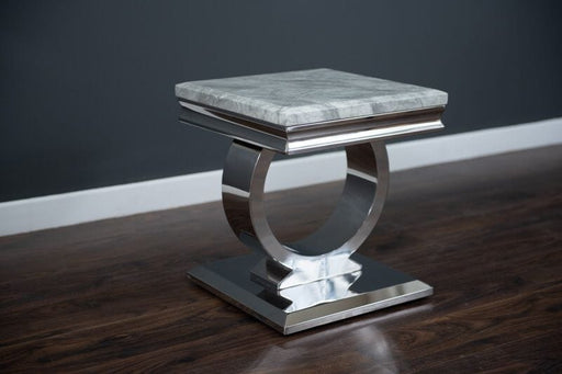 Lyon - Lamp Table - Grey/Sand Side Table HB 