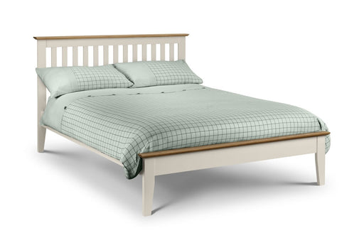 Salerno Shaker Bed Frame 150Cm Two Tone Bed Frames Julian Bowen V2 