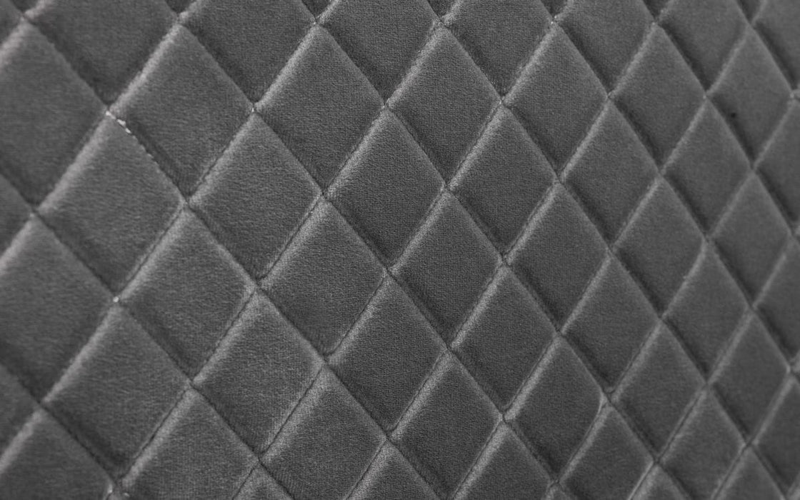 Sanderson Diamond Quilted Velvet Bed Frame 135Cm Bed Frames Julian Bowen V2 