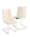 Ollie Dining Chair - Cream (Set of 2) Chairs Derrys 