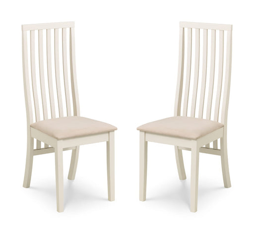 Vermont Dining Chair - Ivory (2 Per Box) Dining Chairs Julian Bowen V2 