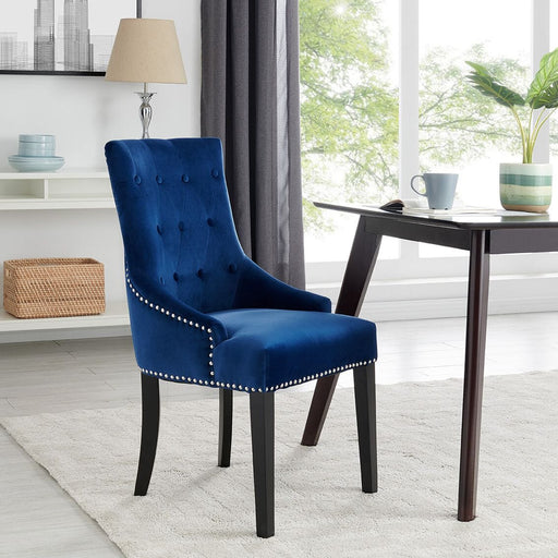 Set of 6 Lion Chair - Blue *Special* Dining Chairs Derrys 
